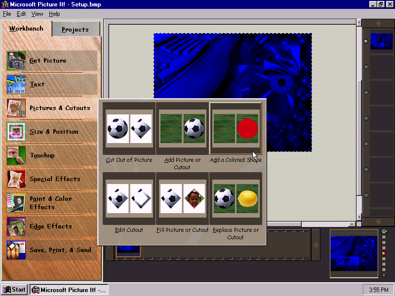 Microsoft Picture It 2.0 - Edit